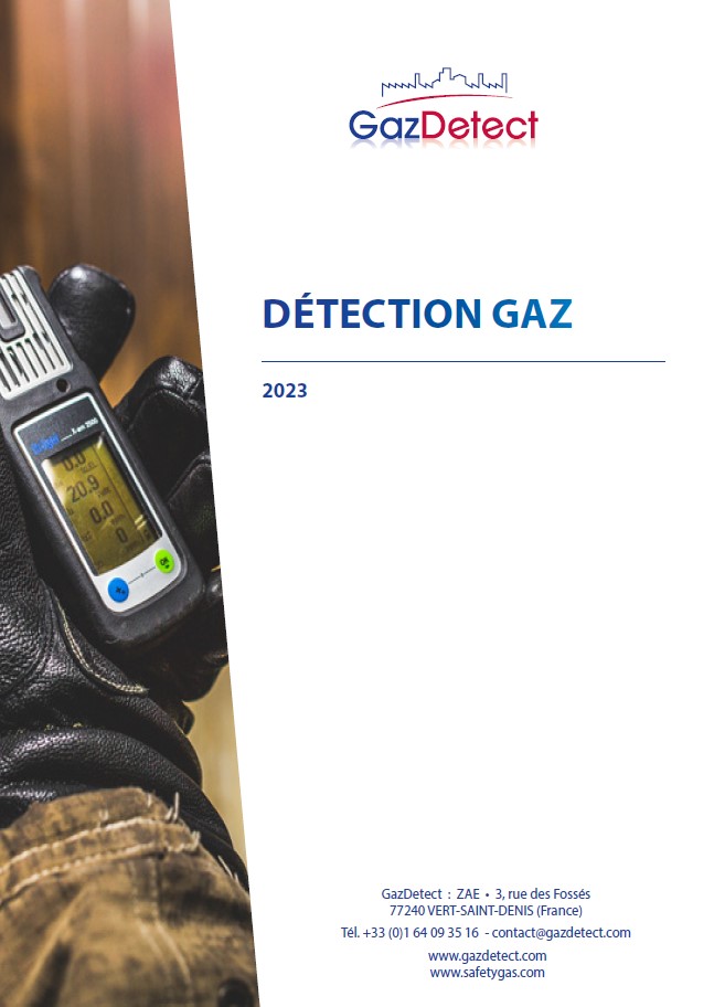 Catalogue détection gaz GazDetect